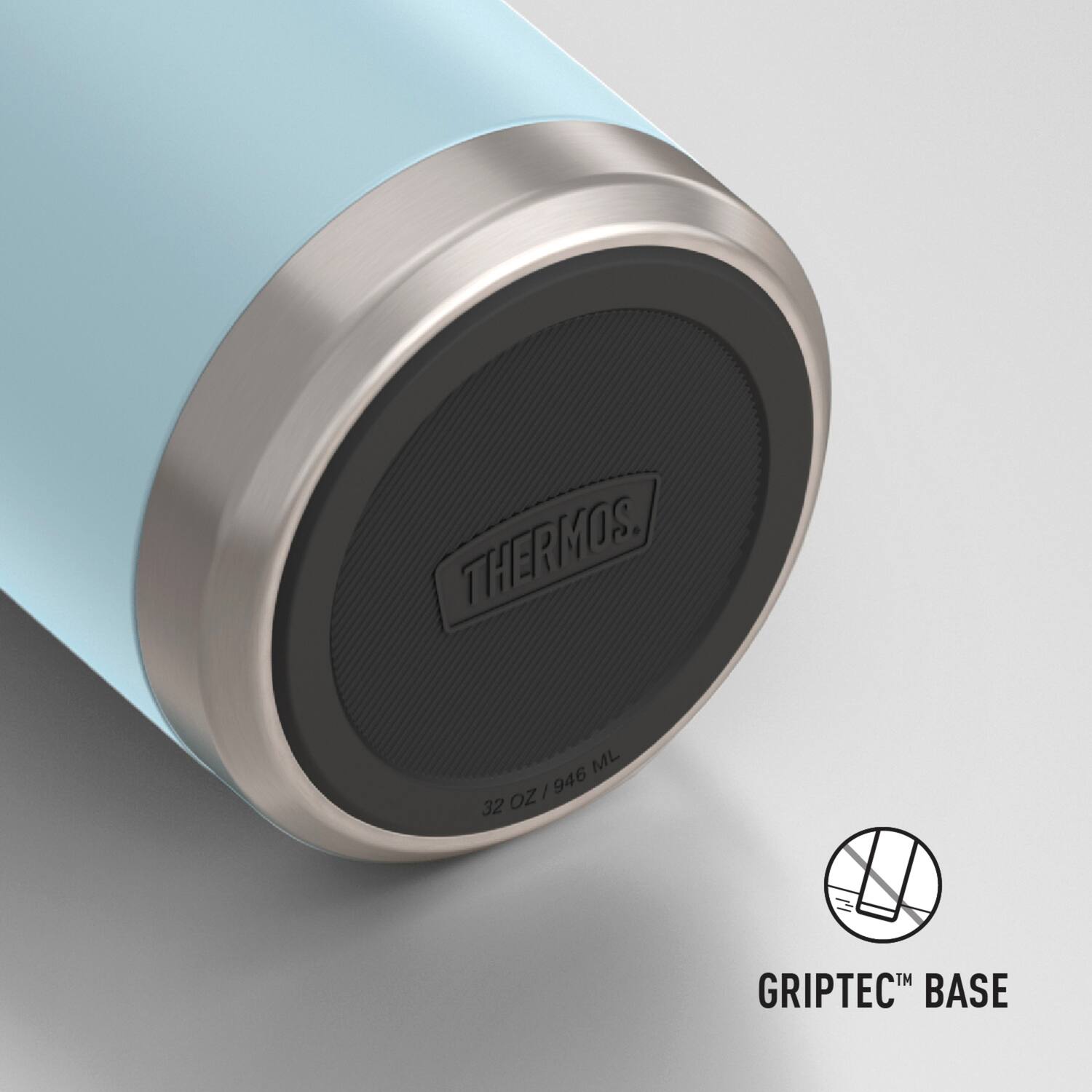 THERMOS.  
32 OZ / 946 ML  
GRIPTEC™ BASE