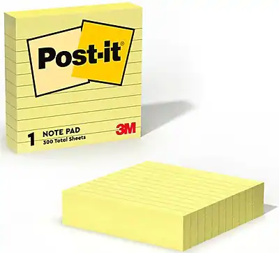Post-it Note Pad
1
300 Total Sheets
3M