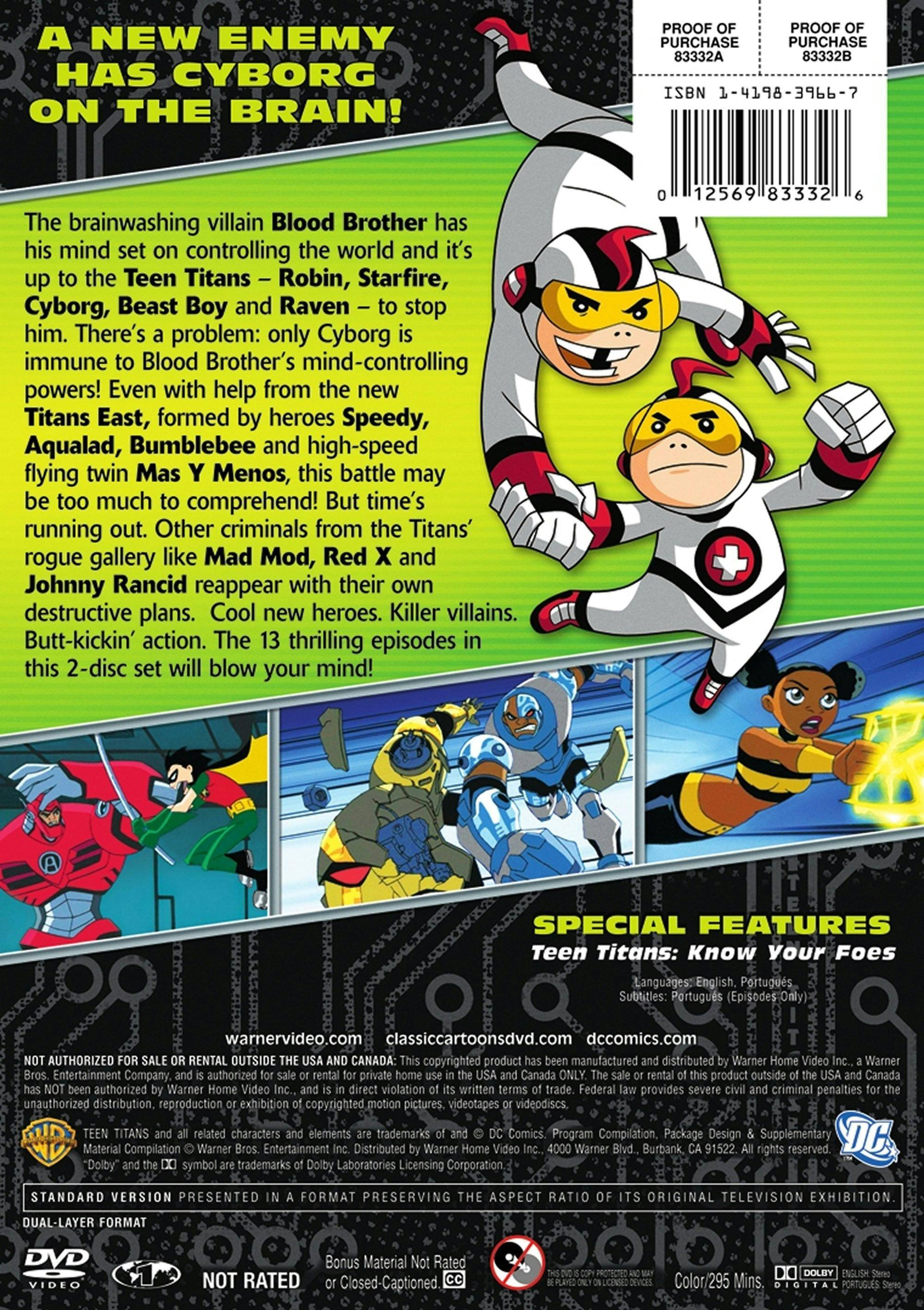 Back. Teen Titans: The Complete Third Season [DVD].