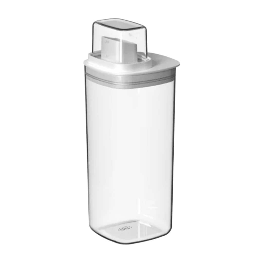 OU - 50 oz Clear Airtight Dispenser with Measuring Cap, Lightweight Soap & Fabric Softener Organizer - White price history on PriceWatchPro
