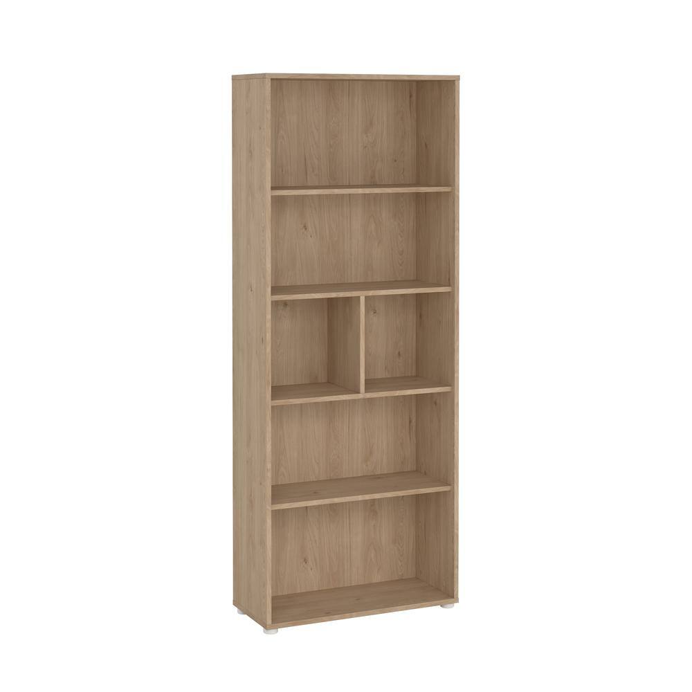 Angle. Tvilum - Sign 6 Shelf Boockase, Home Office Storage, Jackson Hickory - Brown.