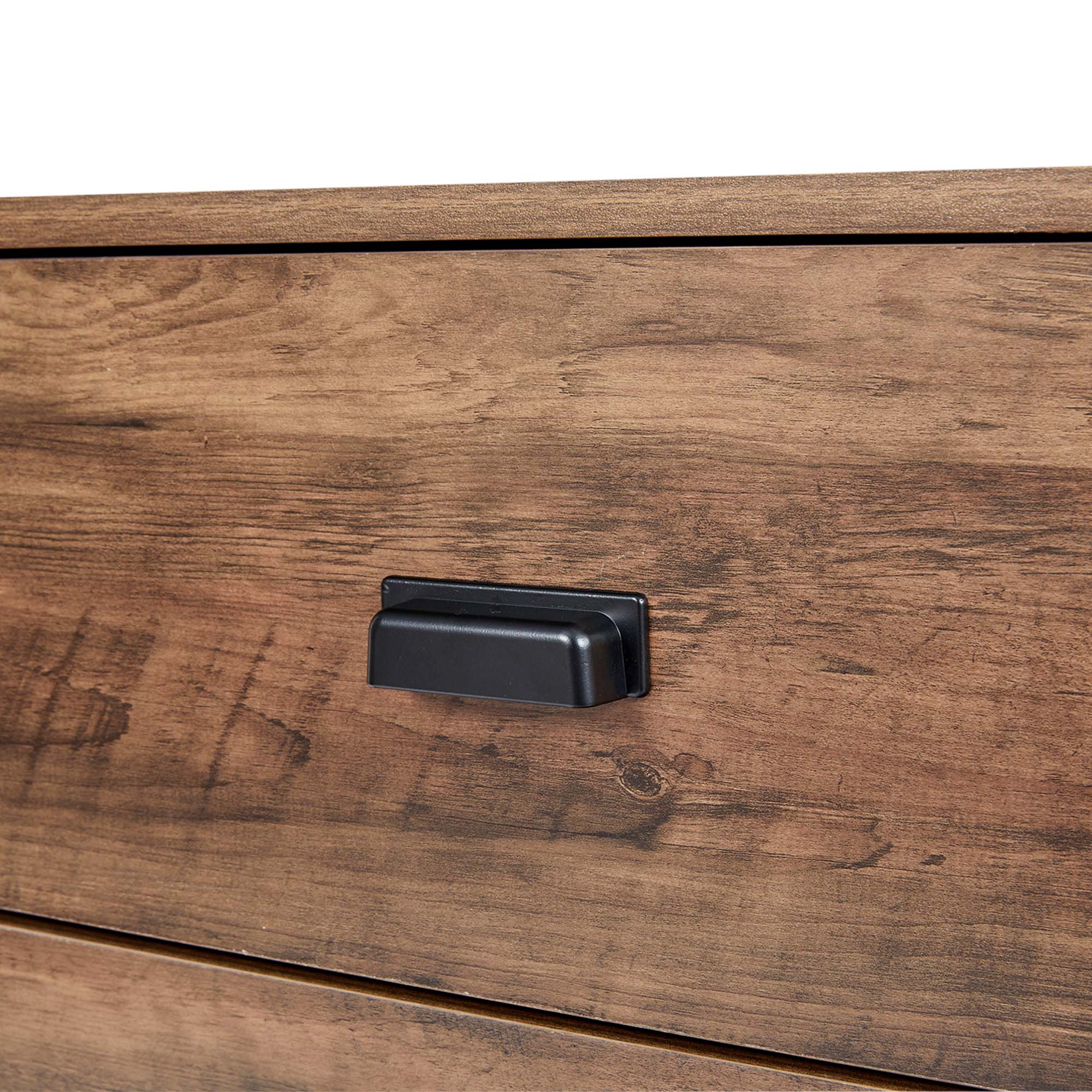 Alt View 1. Teamson Home - Brooklyn Sideboard with Storage Plus Metal Legs and Handles - Tan.