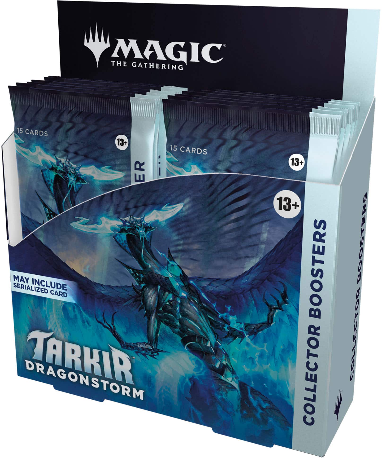 Wizards of The Coast - Magic: The Gathering Tarkir: Dragonstorm Collector Booster Box (12 Packs) - Front_Zoom