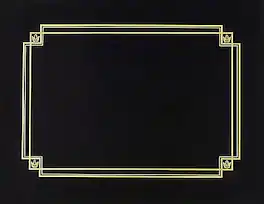 Great Papers - Certificate Holders, 12", 3/Pack (938603) - Black