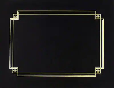 Front. Great Papers - Great Papers Certificate Holders, 12", Black, 3/Pack (938603) - Black.