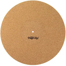 Front. PopMarket - Vinyl Styl® VS-M-001 12 Inch Anti Static Cork Turntable Mat - Less Vibration - No Slip - VINYL ACCESSORIES - Multicolor.