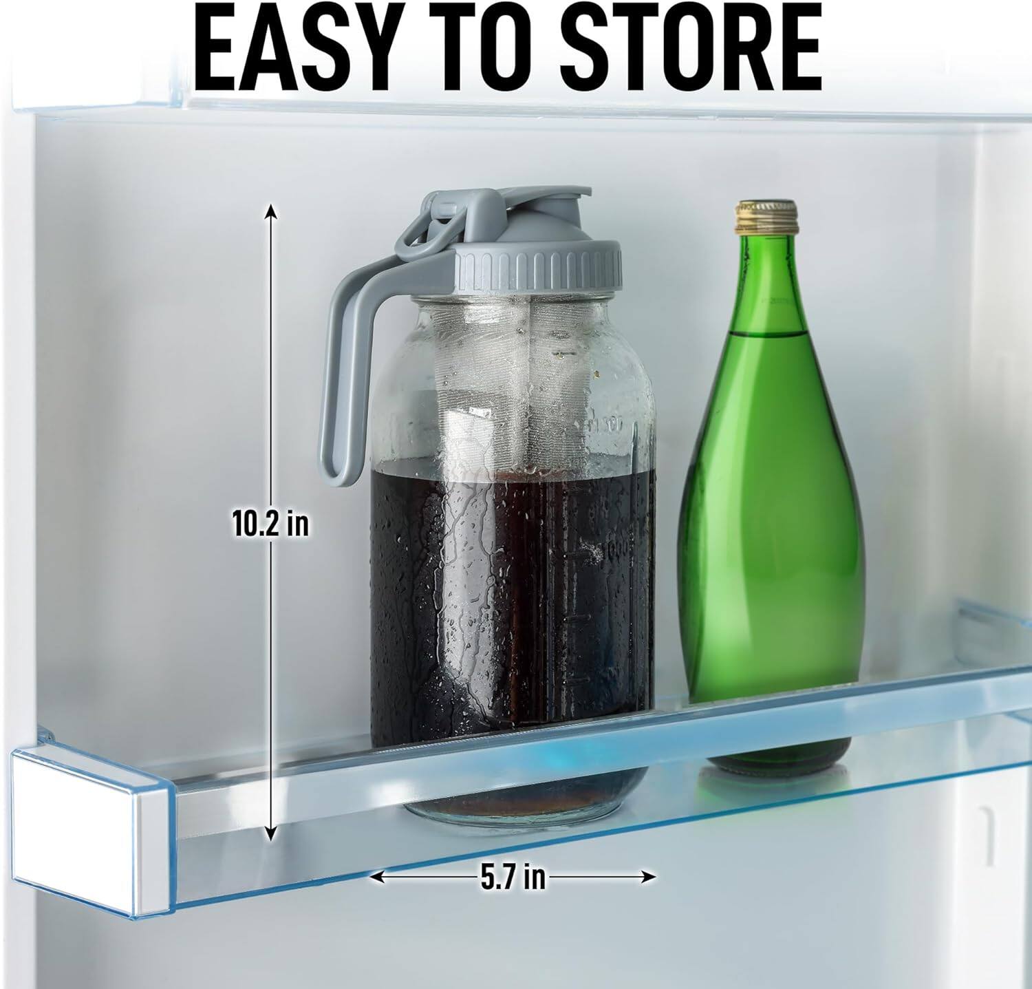 EASY TO STORE

10.2 in

5.7 in