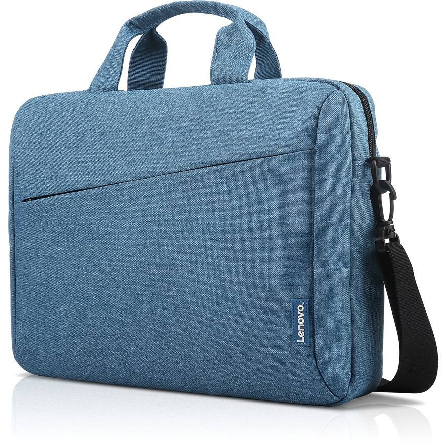 Alt View 4. Lenovo - Lenovo T210 Carrying Case for 15.6" Notebook, Book - Blue - Water Resistant - Polyester Body - Handle - Blue.