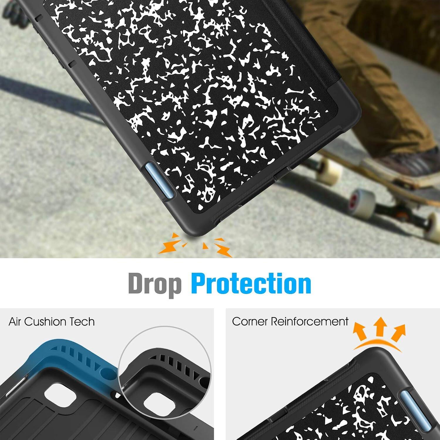 Air Cushion Tech  
Drop Protection  
Corner Reinforcement