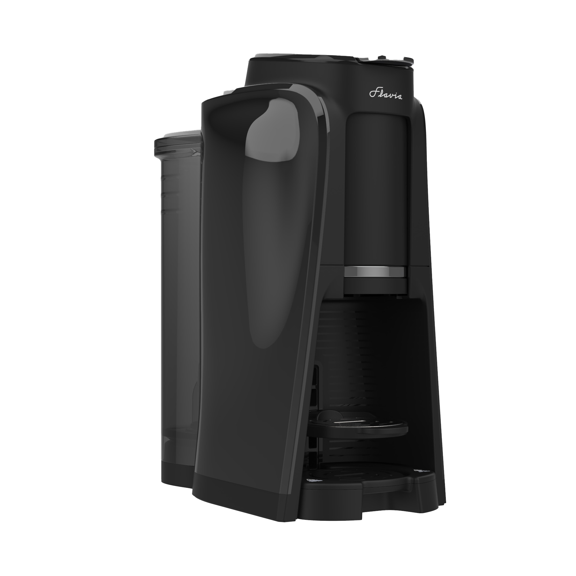 Angle. Flavia - Flavia Aroma Brewer -  Makes Coffee, Lattes, Tea, and other Hot or Iced Beverages with Single-Serve Freshpacks, Black - Black.