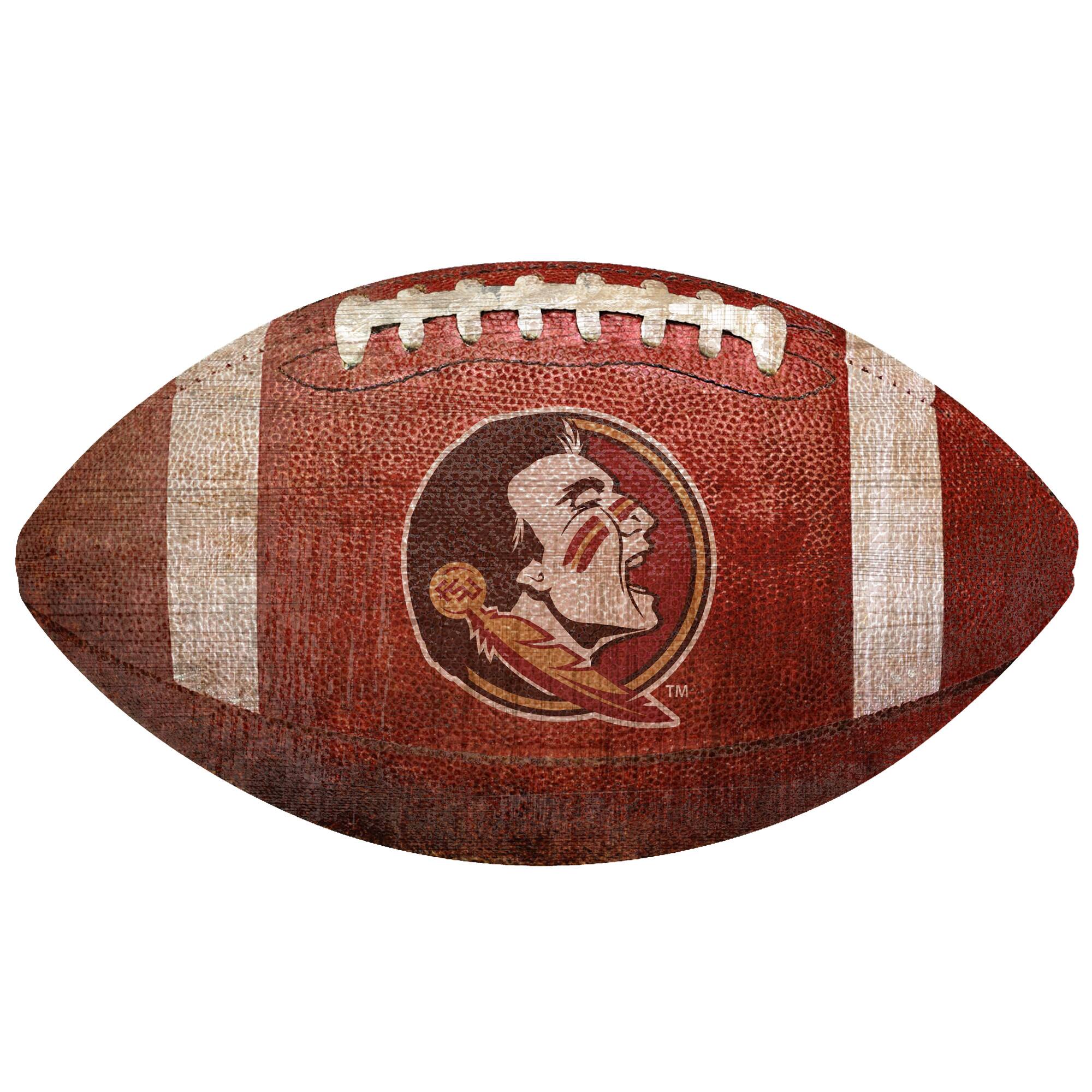 Florida State Seminoles 12'' Football Sign