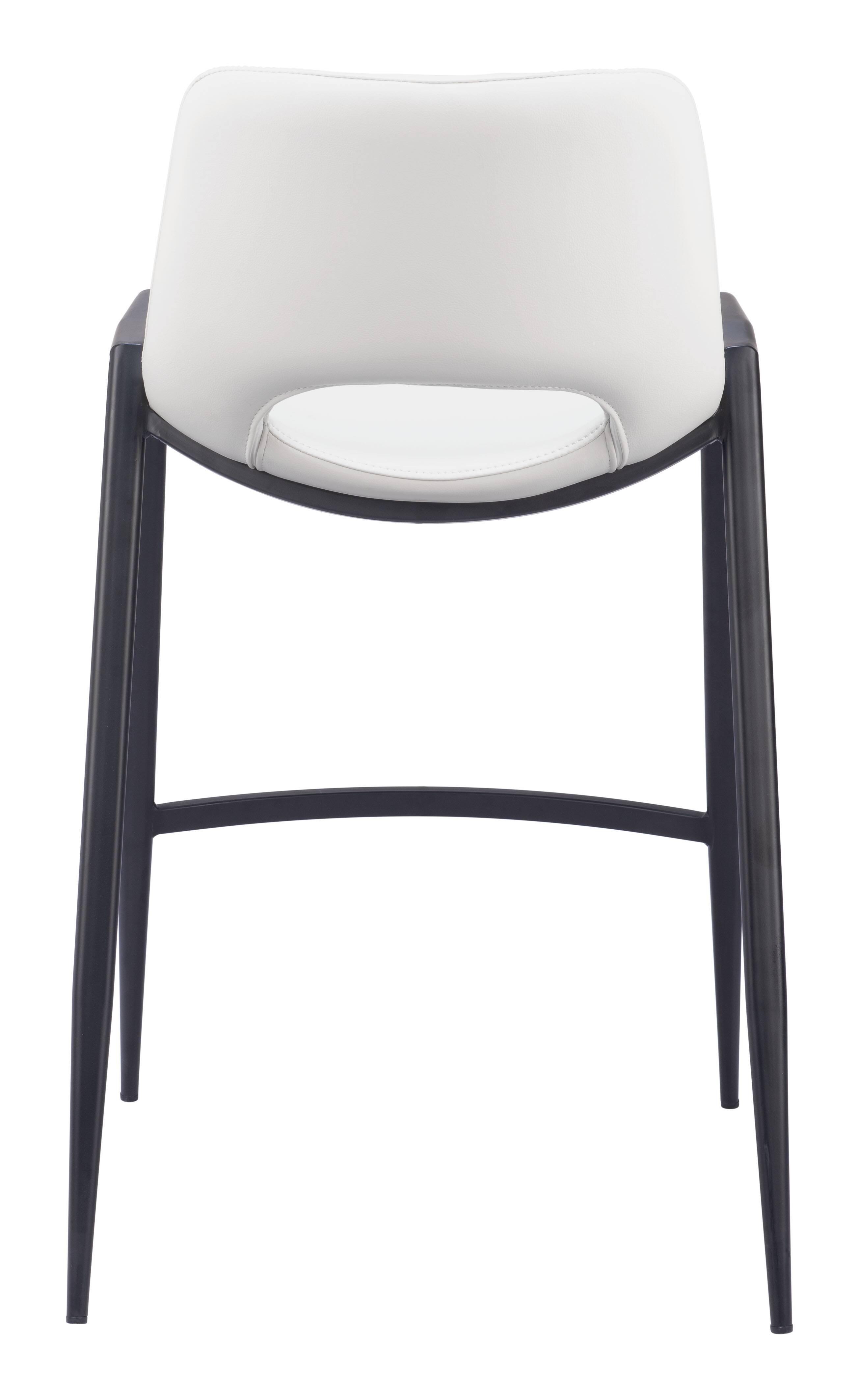 Alt View 2. Hivvago - Desi Counter Stool (Set of 2) White - White.