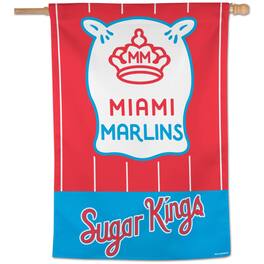WinCraft - Miami Marlins 28'' x 40'' City Connect Vertical Banner - Multicolor