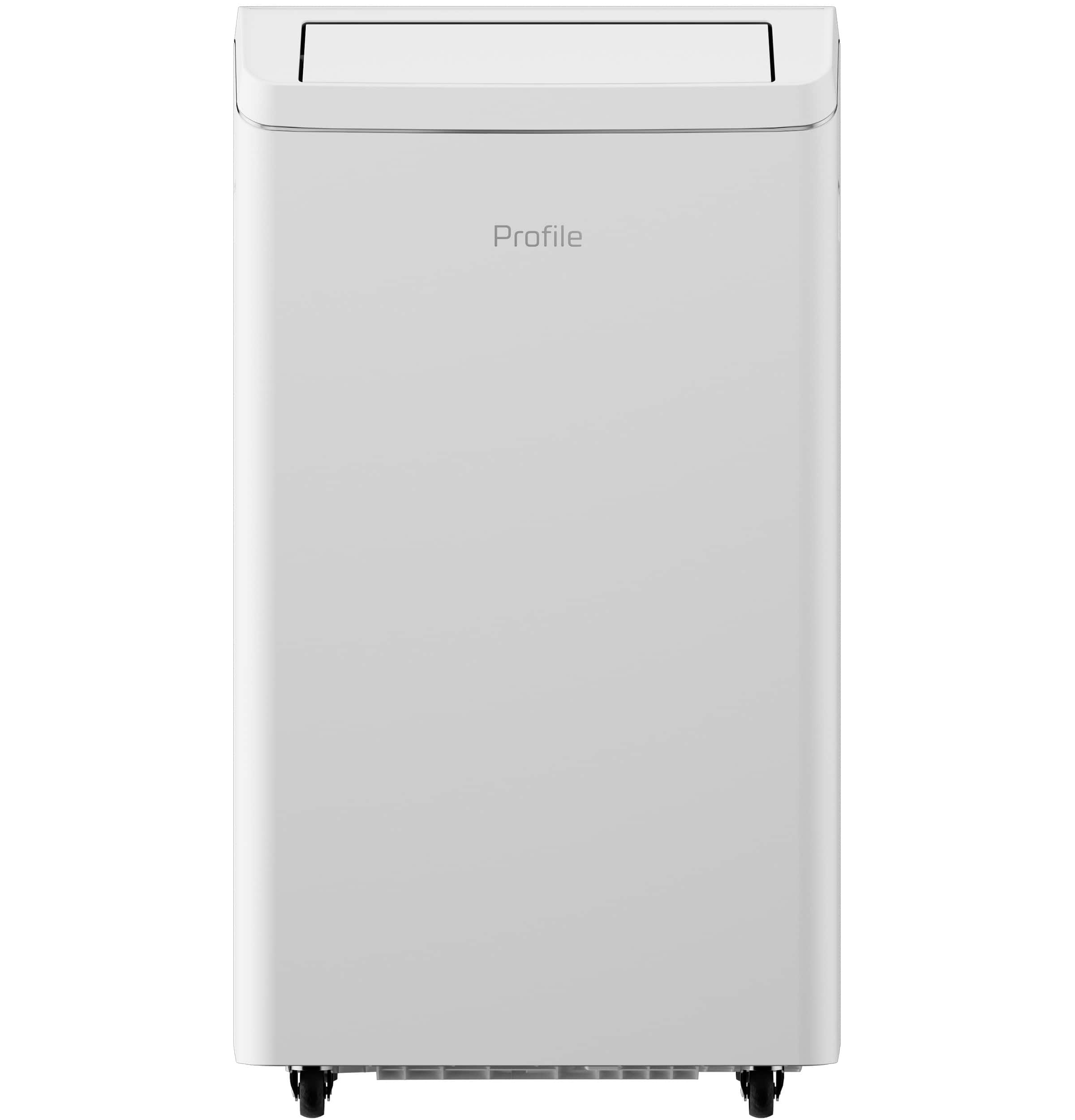 Front. GE Profile - 550 Sq. Ft. 12,000 BTU Smart Portable Air Conditioner 12,000 BTU Heater with Inverter Technology for Energy Savings - White.