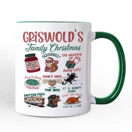 OrnamentallyYou - Griswold’s Family Christmas Mug, Funny Retro Vacation Movie Quote Gift - White