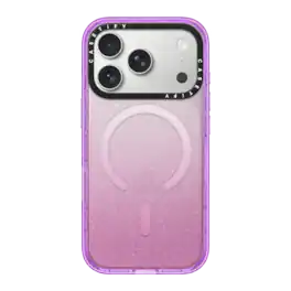 CASETiFY - Impact Case MagSafe Compatible for Apple iPhone 18 Pro and 17 Pro Devices - Glitter Purple