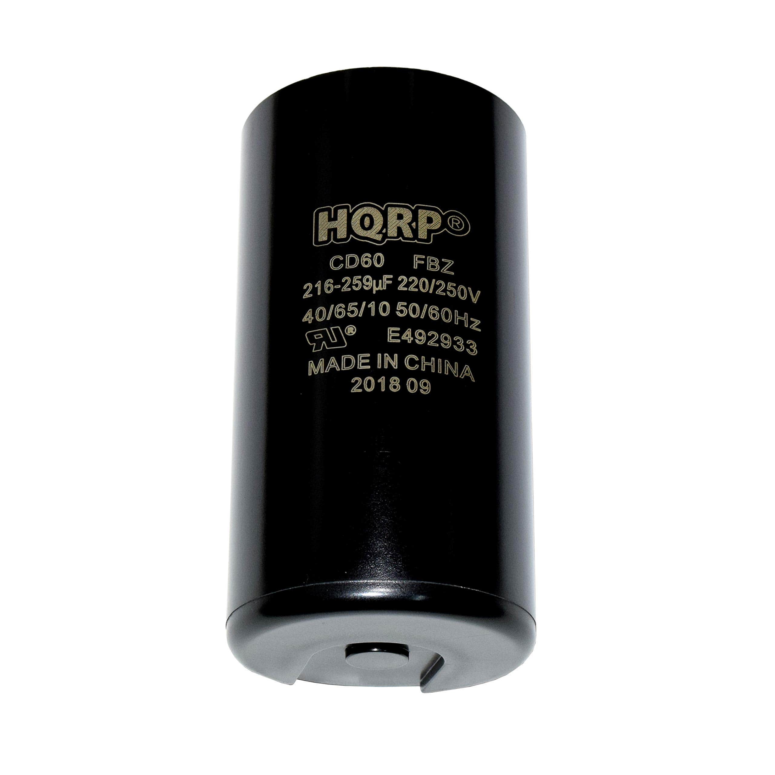 HQRP - 216-259 uF 220-250 V CD60 Motor Start Capacitor for HVAC Blower Compressor Pump