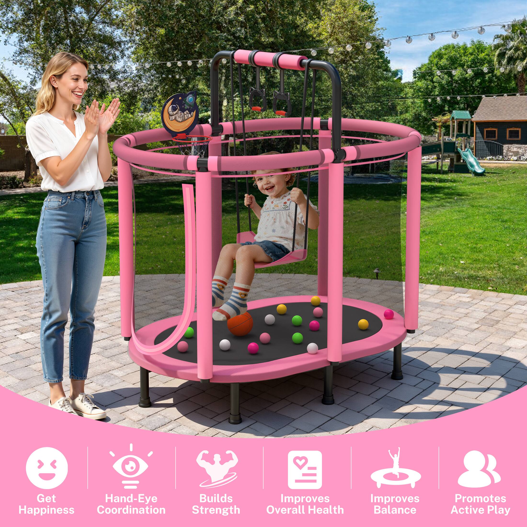 Get Hand-Eye Builds Happiness Coordination Strength Improves Overall Health Improves Balance Promotes Active Play
