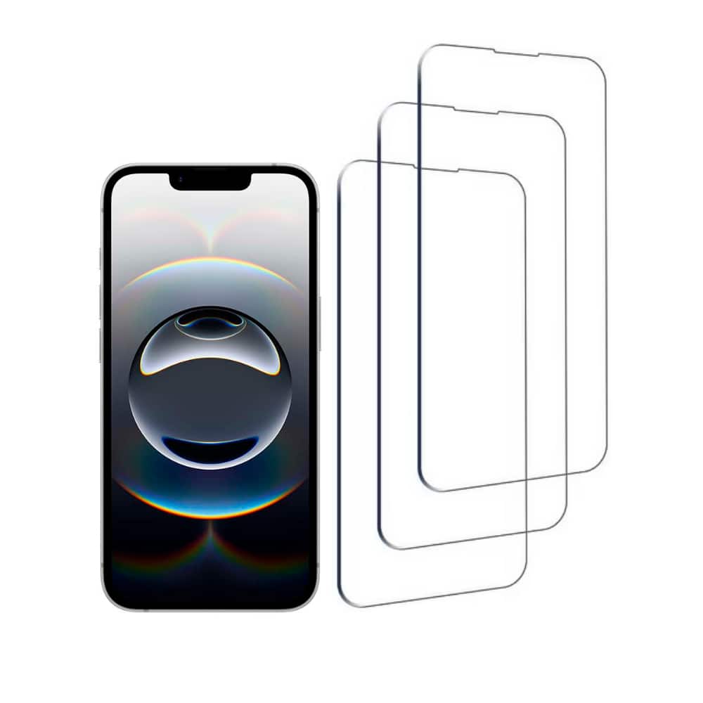 3-PACK Qixxronics iPhone 16e Screen Protector Tempered Glass Screen Protector for iPhone 16e, Bubble Free - Clear