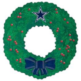 Fan Creations - Dallas Cowboys 16'' Team Wreath Sign - Green