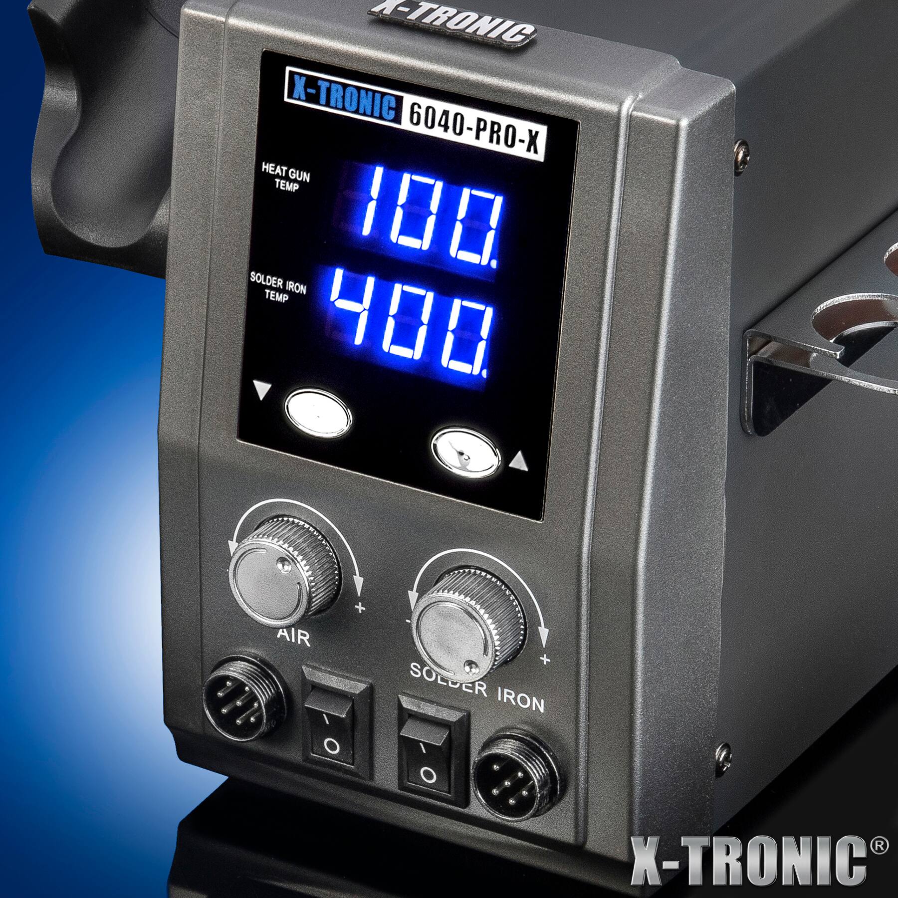 X-TRONIC 6040-PRO-X HEAT GUN TEMP SOLDER 100 TEMP IRON 400