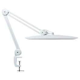 Cedar Assembly - Led Desk Lamp With Clamp Dimming Task For Reading Desktop Office Workbench Table Architect Sewing Study Home - WHITE-NonCCT-Non Protective