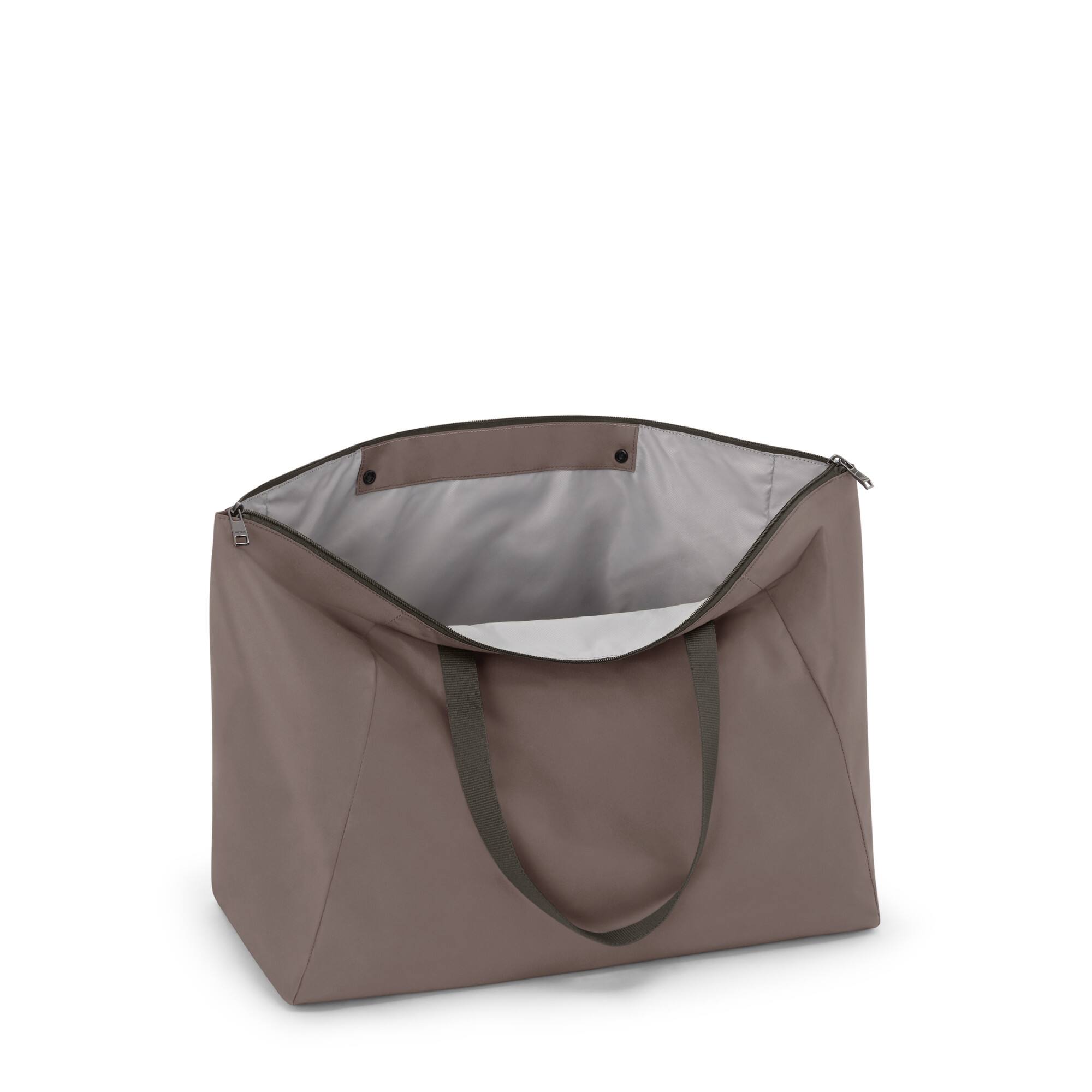 Angle. TUMI - Voyageur Just In Case Tote Bag - Mink.
