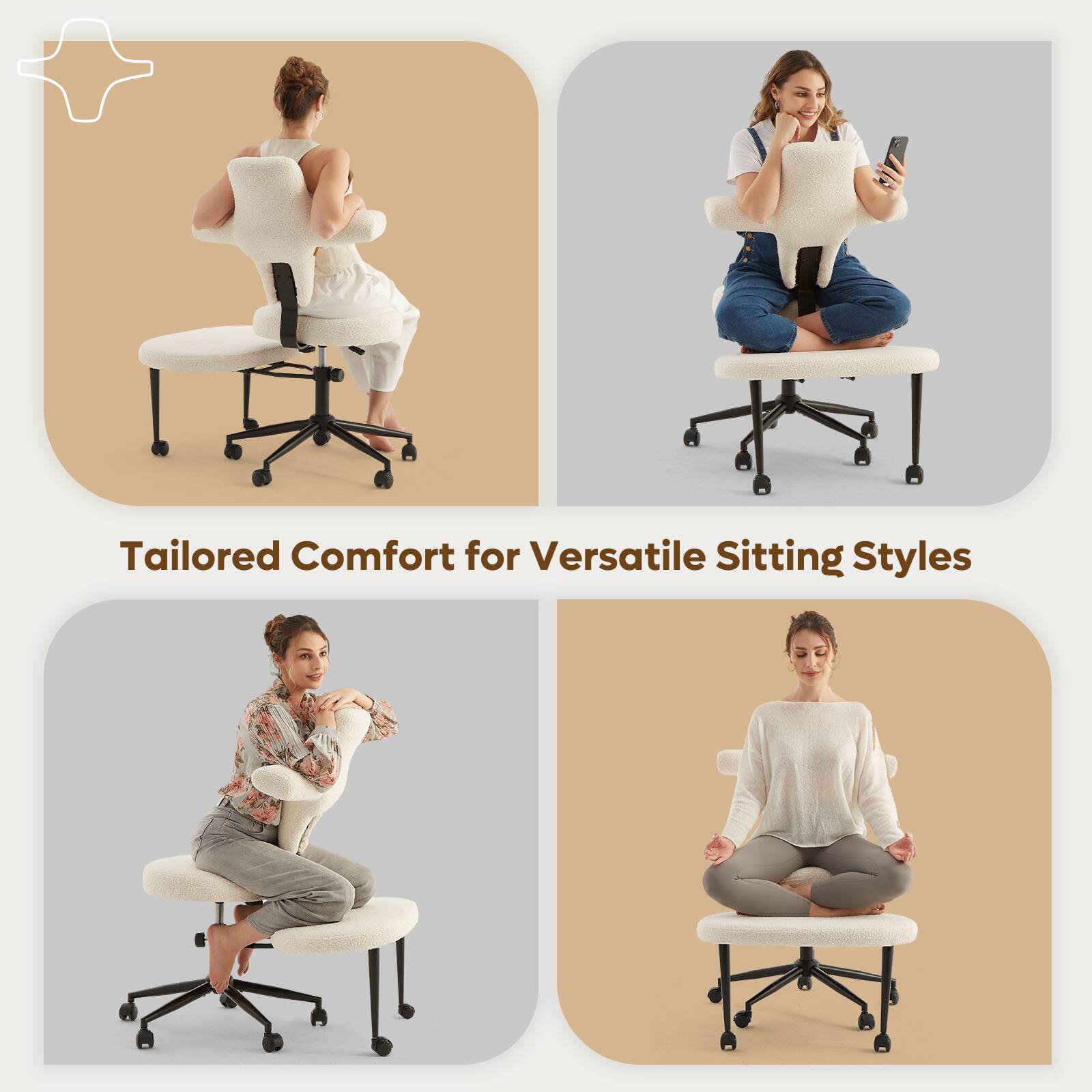 Tailored Comfort for Versatile Sitting Styles