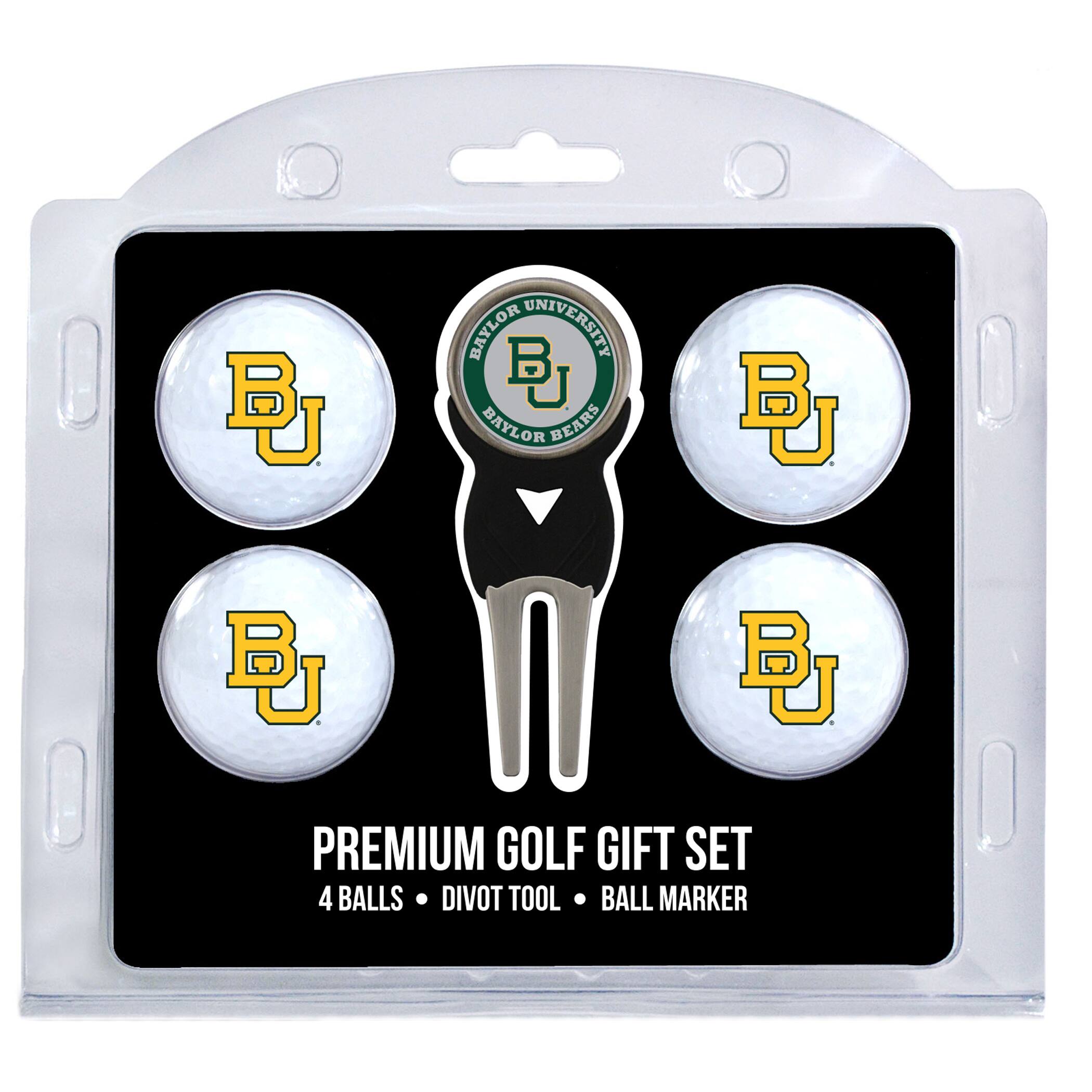 Team Golf - Baylor Bears 4-Ball Gift Set - Multicolor