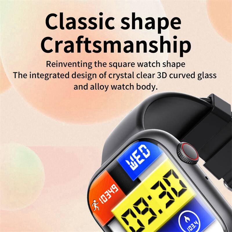 Classic shape Craftsmanship  
Reinventing the square watch shape  
The integrated design of crystal clear 3D curved glass and alloy watch body.  

WED 10349 09:30 A 103.4