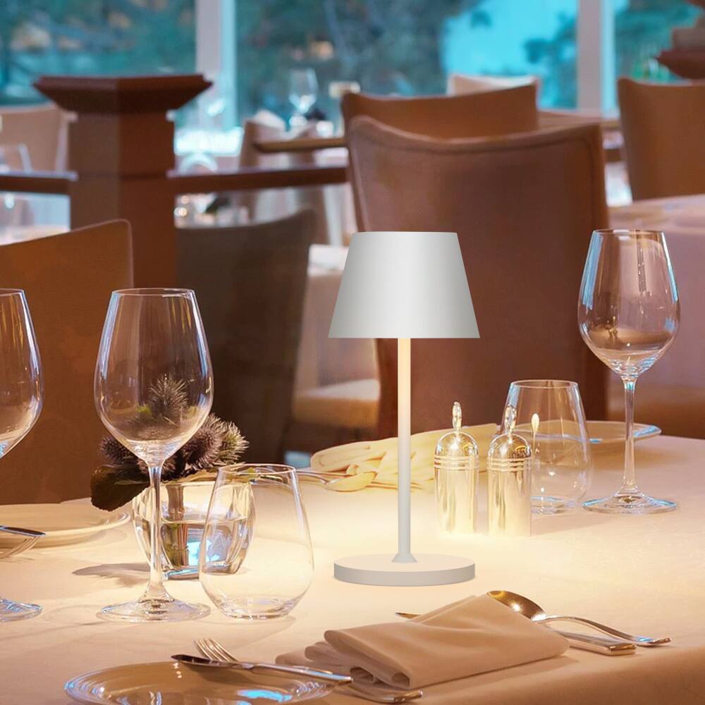 Alt View 14. ONEWISH - Cordless Portable LED Mini-Lamp with Touch Control - White.