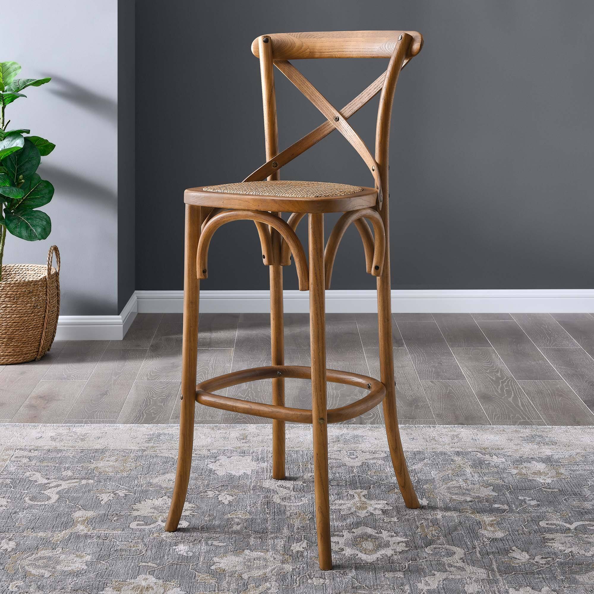 Alt View 6. Modway - Gear Bar Stool by Modway - Brown.