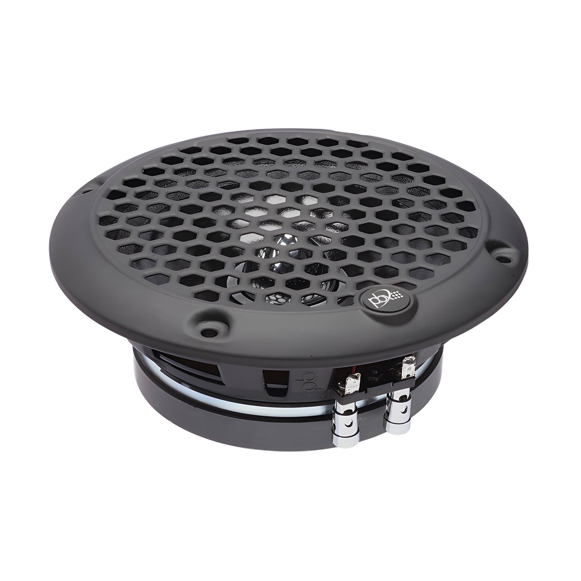 Alt View 1. Powerbass - Powerbass PBX-PRO65T 6.5" Shallow Mount Midrange Driver 4 Ohm, Sold Individually - Black/Gray.