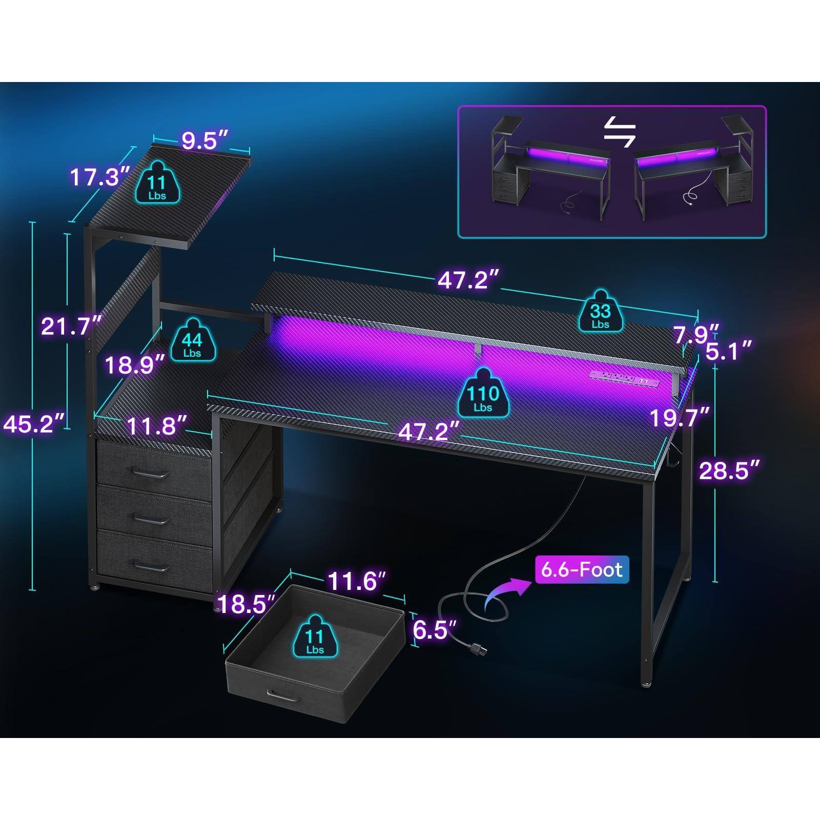 9.5"  
17.3"  
11 Lbs  
21.7"  
44 Lbs  
18.9"  
45.2"  
11.8"  
47.2"  
110 Lbs  
47.2"  
33 Lbs  
7.9"  
5.1"  
A0  
19.7"  
28.5"  
18.5"  
11.6"  
11 Lbs  
6.5"  
6.6-Foot