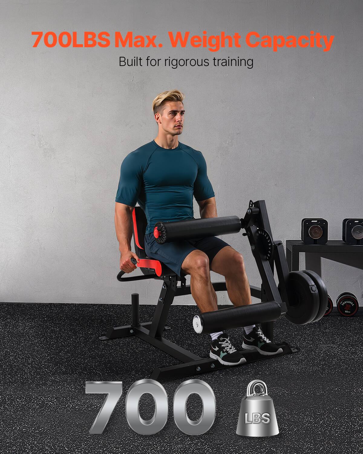 700LBS Max. Weight Capacity  
Built for rigorous training