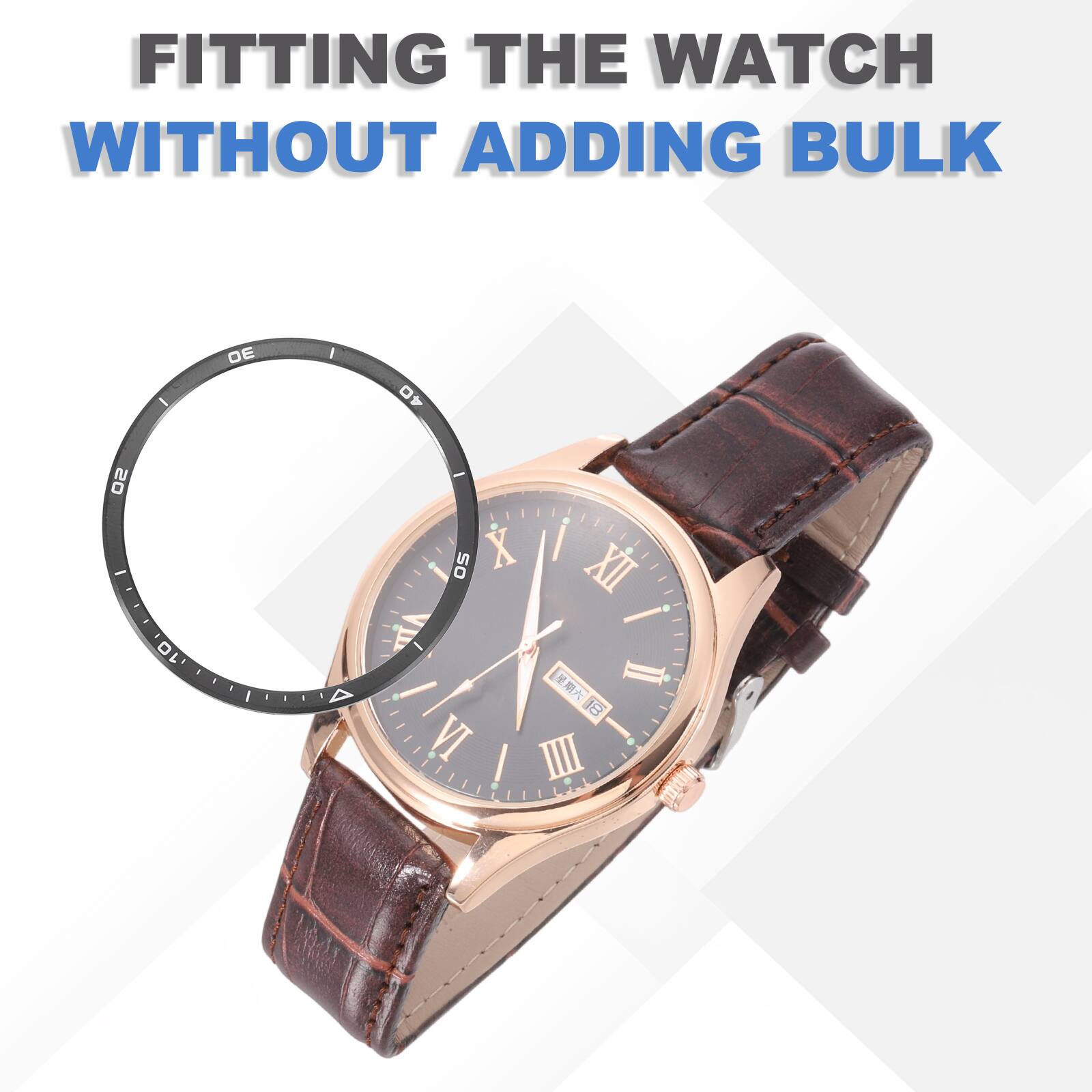 FITTING THE WATCH WITHOUT ADDING BULK