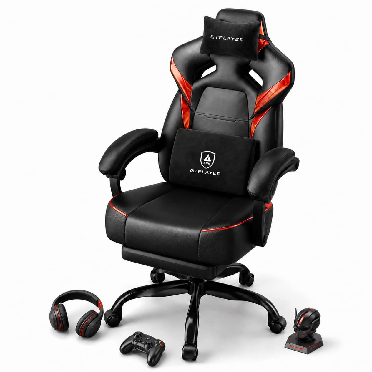 CloudRest Pro - Ergonomic Computer Chair Premium Big and Tall Office Chair for Adults High Back Racing Style Gaming Chair - Yed