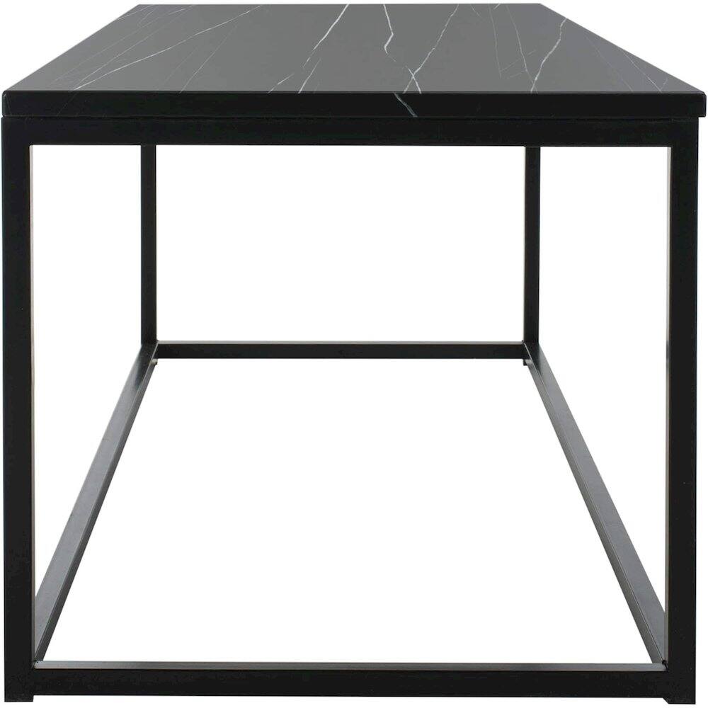 Left. Safavieh - Home Baize Black Rectangle Coffee Table - Black.
