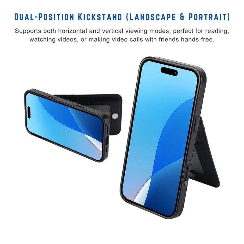 DUAL-POSITION KICKSTAND (LANDSCAPE & PORTRAIT)

Supports both horizontal and vertical viewing modes, perfect for reading, watching videos, or making video calls with friends hands-free.