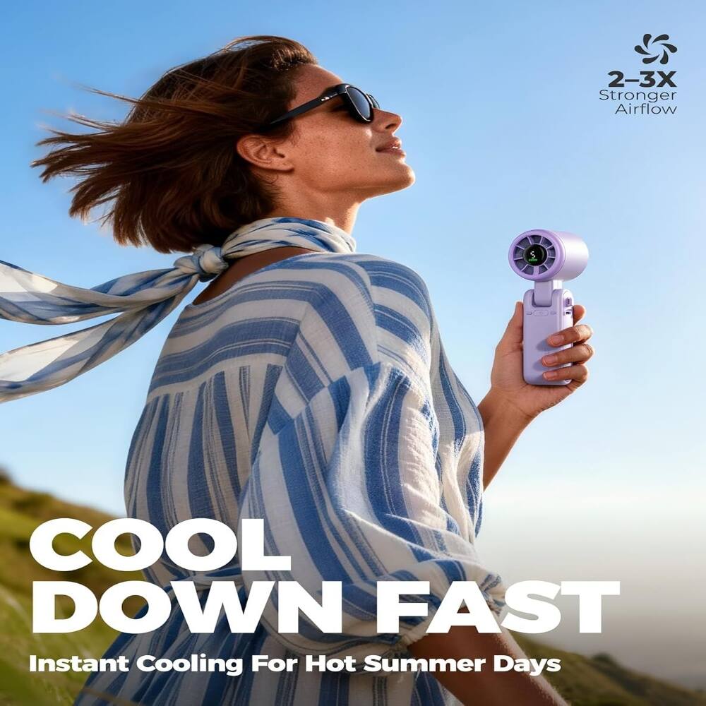 2-3X Stronger Airflow  
COOL DOWN FAST  
Instant Cooling For Hot Summer Days