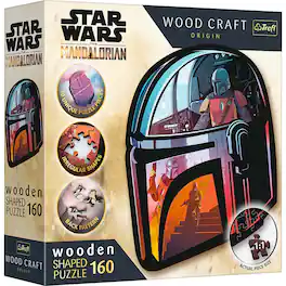 Trefl - Wood Craft 160 Piece Wooden Puzzle - Star Wars - The Mandalorian