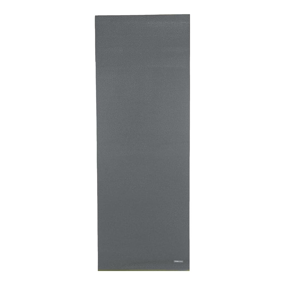 Power Systems - 68" x 24" Premium Yoga Mat, 1/4" Thick Non Slip Lightweight Sticky Exercise Mat - Gray