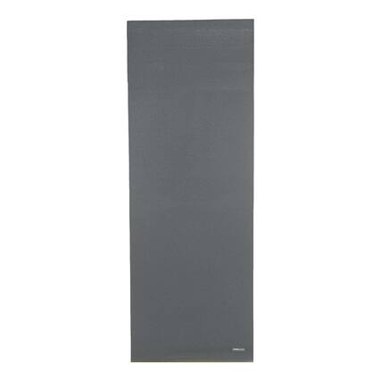 Front. Power Systems - 68" x 24" Premium Yoga Mat, 1/8" Thick Non Slip Lightweight Sticky Exercise Mat - Gray.