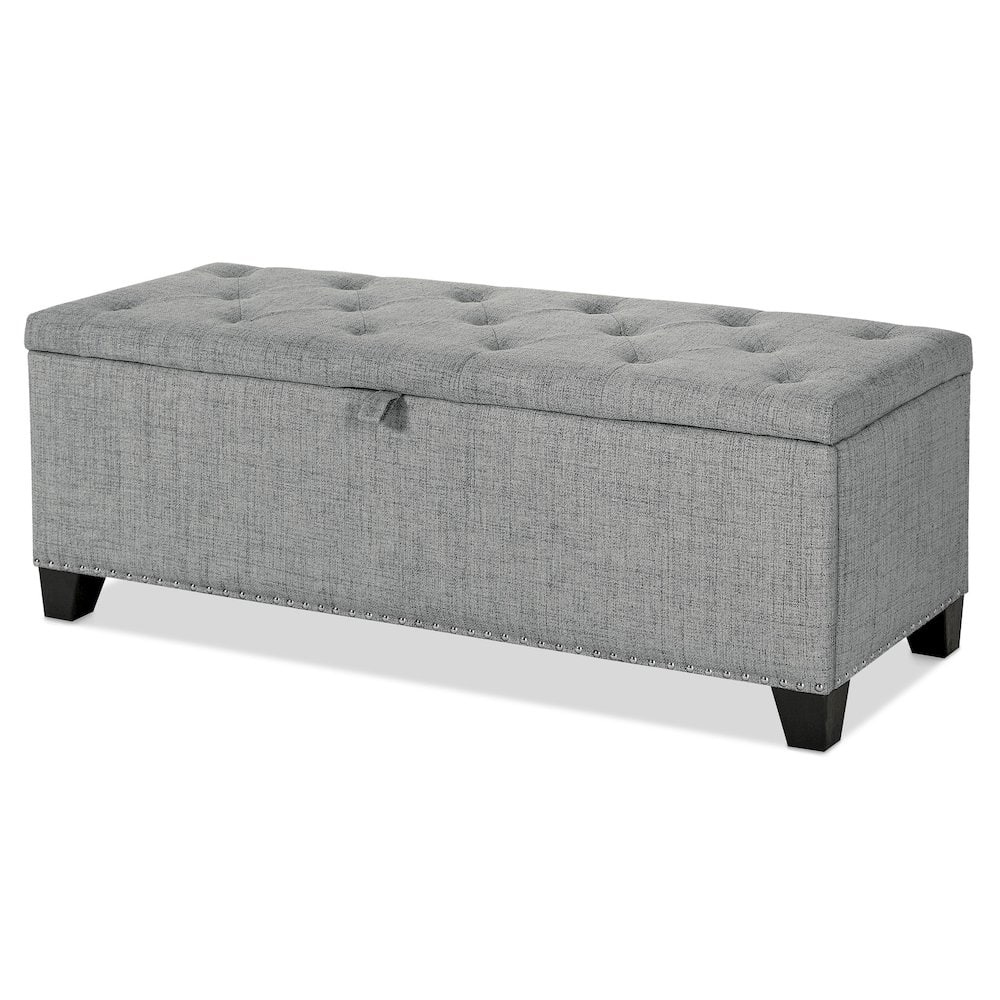 Furniture of America - Ullan Storage Bench - Gray
