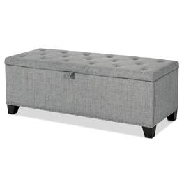 Furniture of America - Ullan Storage Bench - Gray