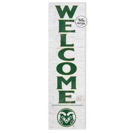 Jardine - Colorado State Rams 10'' x 35'' Indoor/Outdoor Welcome Sign - White