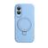 Front. SaharaCase - Venture Series Silicone Kickstand Case for Samsung Galaxy S25 Edge - Sky Blue.