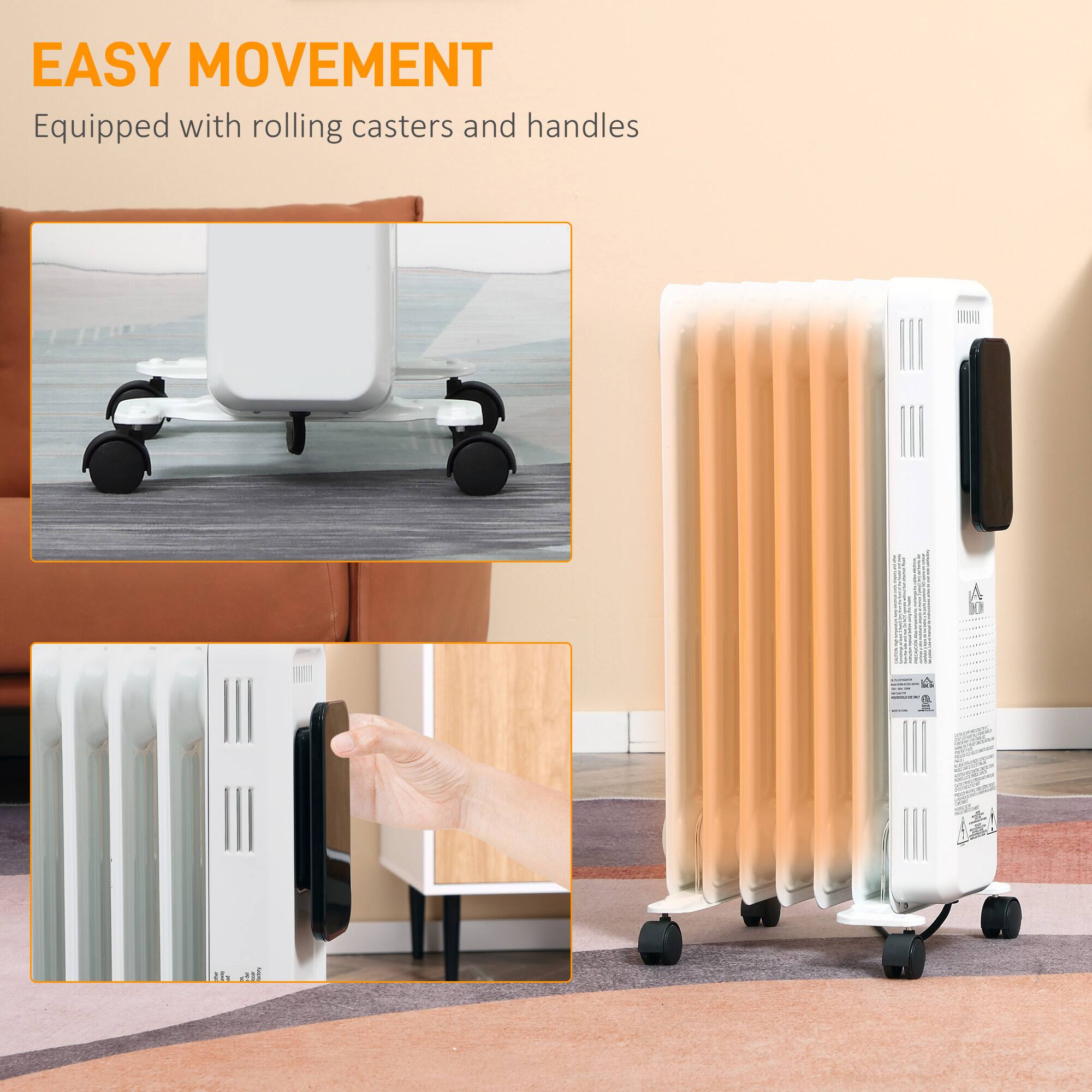 EASY MOVEMENT
Equipped with rolling casters and handles