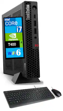 Intel Core i7
NVIDIA T400
WiFi 6
ThinkStation P3 Tiny
Lenovo