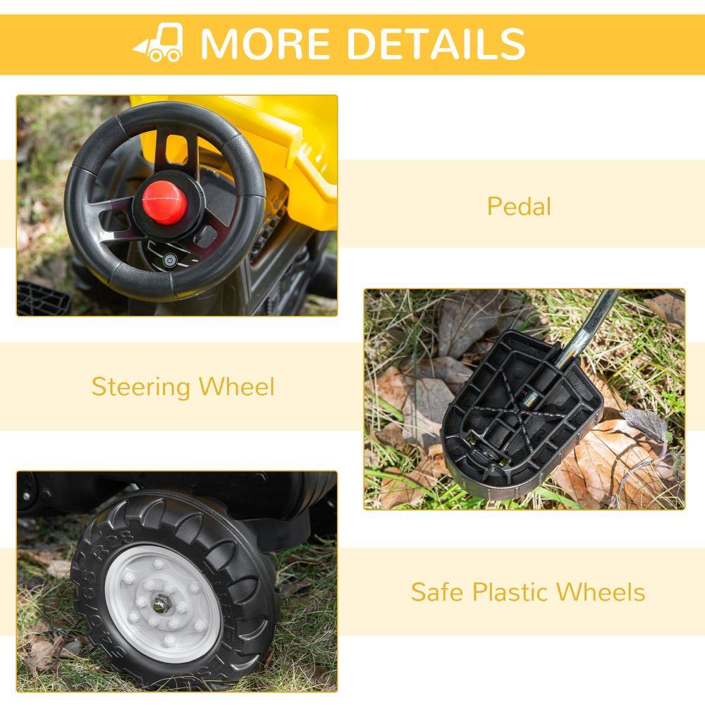MORE DETAILS

Pedal

Steering Wheel

Safe Plastic Wheels